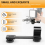 Triple Cold Shoe Mount Universal Extension Bracket Holder Adapter 4