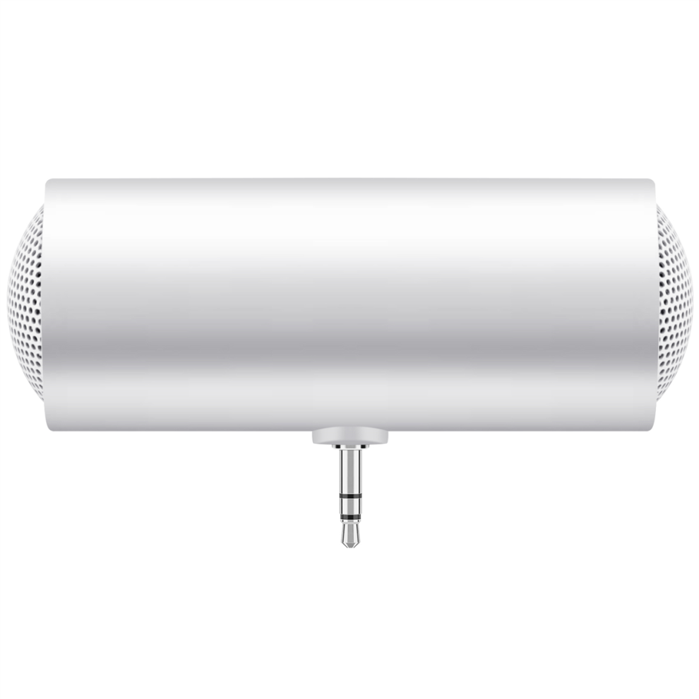 3.5Mm Stereo Mini Speaker Amplifier For Mobile Phone Tablet Pc- White 4854121515501