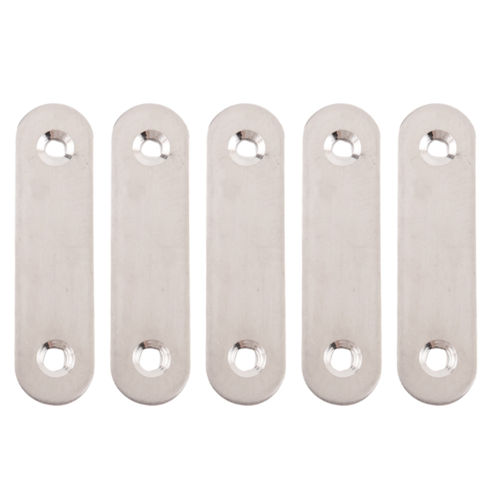 60Mm X 16Mm Straight Repair Joining Mending Flat Plate Bracket 5Pcs 4854121546772
