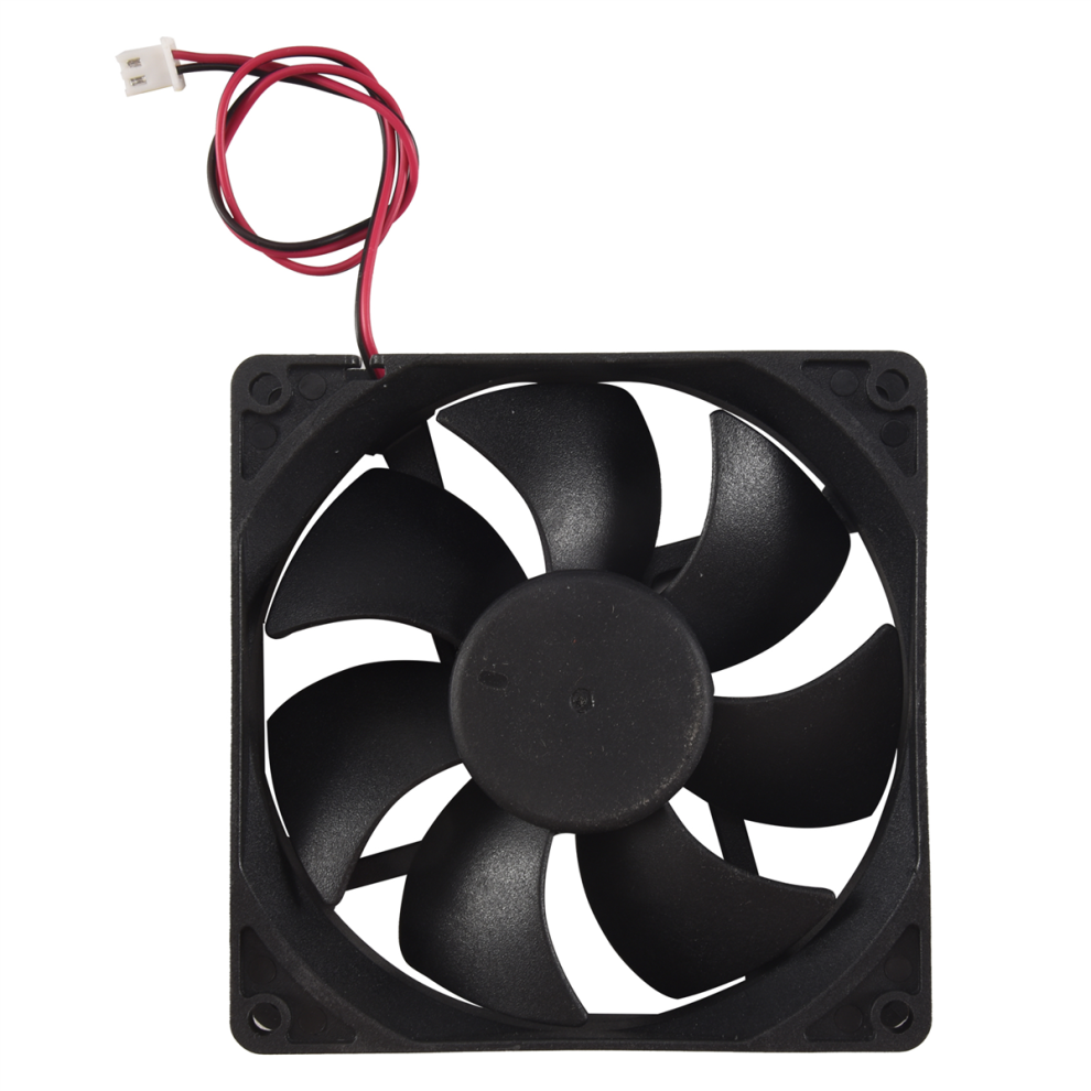 Plastic Square 9025 90 X 90 X 25Mm Dc 12V 0.25A Cooler Fan Black 4852221440754