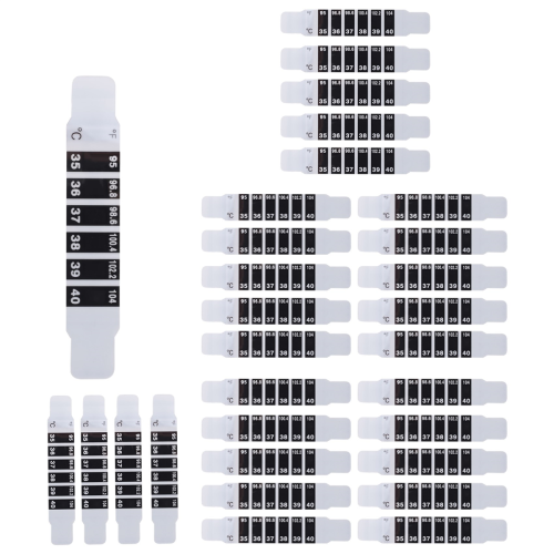 30 Pcs Forehead Thermometer Strips Reusable Stickers Discoloration 2