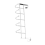 5 Hooks Over Door Home Bathroom Kitchen Rack Holder Shelf,Silver 4