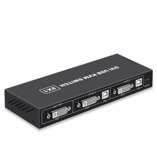 Διακόπτης DVI KVM USB Πληκτρολόγιο Ποντίκι Οθόνη εκτύπωσης Οθόνη εναλλαγής