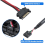 9Pin USB Header Splitter met SATA-voedingskabel, interne USB-hub 5