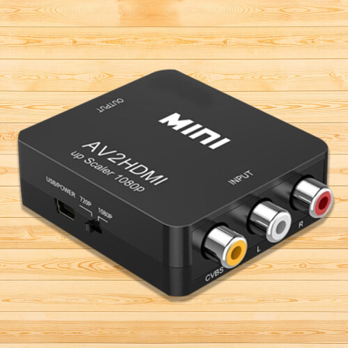Adattatore convertitore da RCA a HDMI da AV a HDMI per TV/PC/PS3/STB/Xbox VHS 2