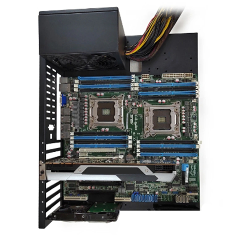 Öppet datorchassi med dubbelriktad server E-ATX/ATX-moderkort (EATX) 2
