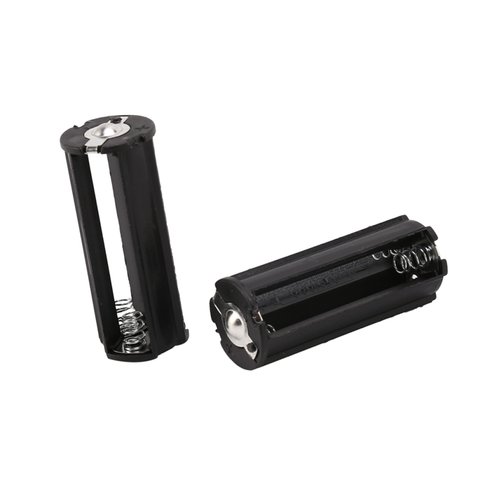 2Pcs Battery Holder For 3 X 1.5V Aaa Batteries Flashlight Torch Black 4854121524633