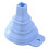 silicone folding telescopic long Style funnels blue 5