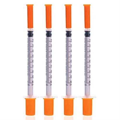 100 Pack 29G 1Cc 1/2Inch Syringe with Needle