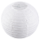 White Chinese/Japanese Paper Lantern/Lamp 8" Diameter 1