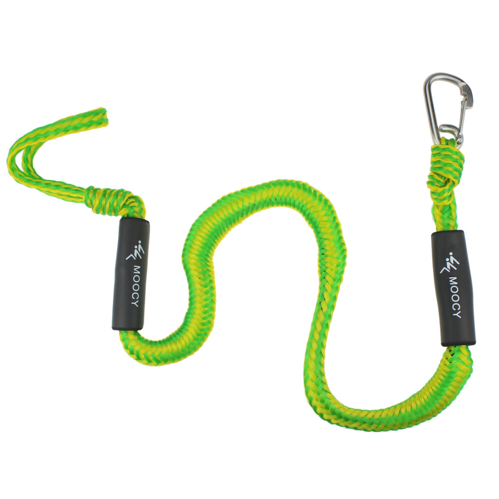 Corde élastique pour amarrage de bateau avec crochet pour bateaux, ponton, jet ski, kayak
