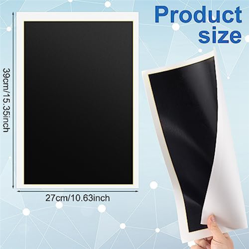 4 τεμάχια μαύρο χαρτί χάραξης με λέιζερ, 39X27cm για μέταλλο, γυαλί 2
