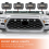 4PCS LED Front Grill Lights for ,White Light 4