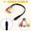 2,5 mm mini AV-hane till 3RCA-hona, m/f, ljud- och videoadapterkabel 6