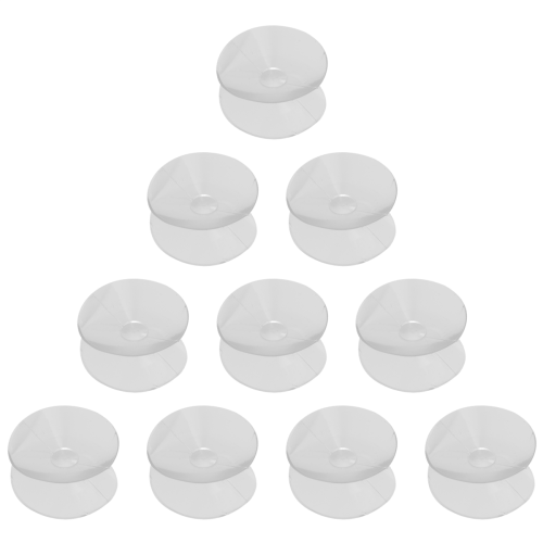 10 Pcs Double Sided Suction Cup - Sucker Pads for Glass, Plastic - 30Mm Width 2