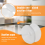 10 Pcs Double Sided Suction Cup - Sucker Pads for Glass, Plastic - 30Mm Width 5