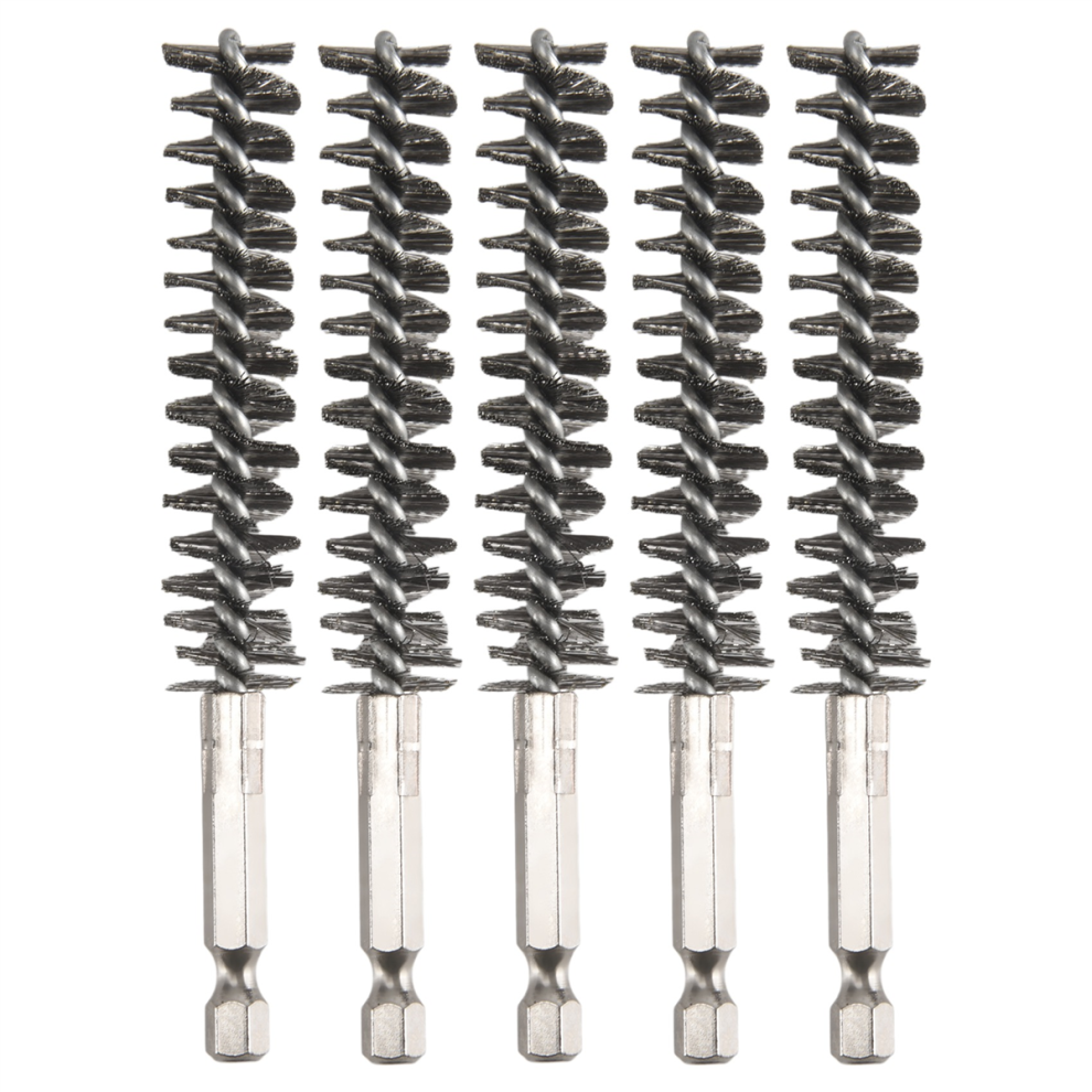 Bore Brush For Power Drill Cleaning Wire Brush With Hex Shank Handle 4852221446695
