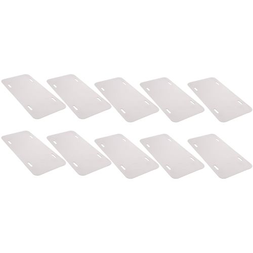 15 x 7,5 cm, 10-pack sublimerade registreringsskyltar, aluminium 2