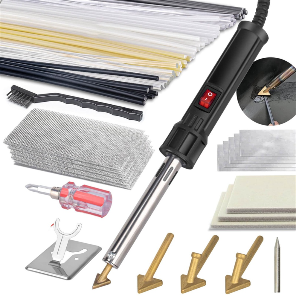 Soudeur plastique 3 en 1 150 W, kit de soudage plastique, prise UE