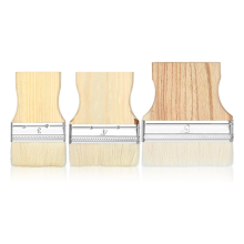 3-delige set platte kwasten, brede kwast, grote kwast
