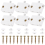 6Pcs Door Led Switch for Closet Light,Electrical Lamp Switches,White 1
