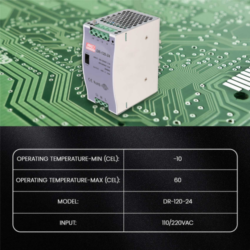 DR-120-24 120W industriële rail-schakelvoeding 1