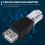 USB-A-Buchse auf Ethernet-RJ45-Steckeradapter Neu 5