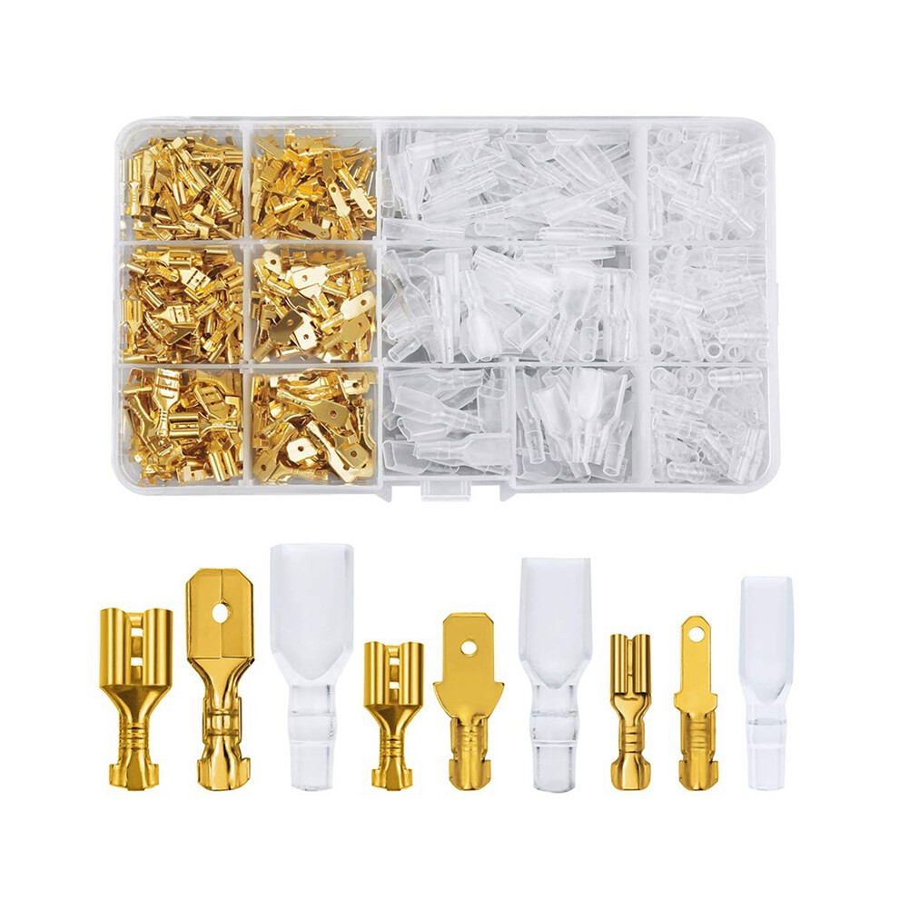 720 Pieces Of 2.8/4.8/6.3Mm Male And Female Crimping Terminal Blocks 4852221461841
