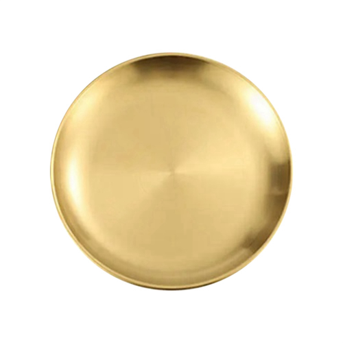 Campingdisk Rostfri Stapelbar Matserveringstallrik 14cm