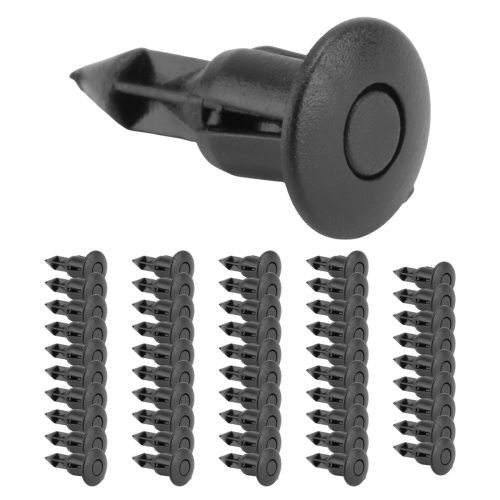 6mm x 12mm plastnitar bilklämmor 50 st 2