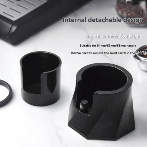 Supporto per pressino da caffè per manico da 51/53/58 mm regolabile in altezza 2
