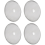 4 Pcs 4 in Stainless Steel Coffee Filter Mesh, for Coffee Makers 1