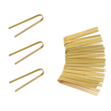 Lot de 20 pinces en bois de bambou pour ustensiles de cuisine