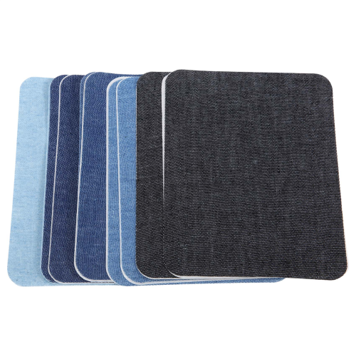 10 pezzi di toppe termoadesive da stirare per riparare jeans, borse e cappelli 1