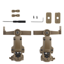 Adaptador de trilho de capacete para acessórios COMTAC3, conforme mostrado