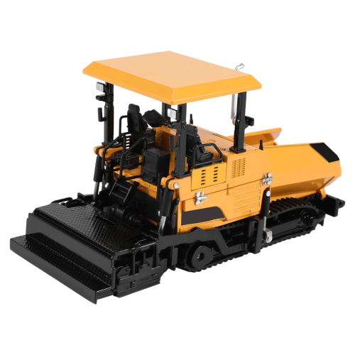 Legering Diecast Paver Machine Highway Construction Truck 1:40, Geel 2