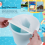 Poolskimmer, rengör poolskimmerfilterstrumppåse 4