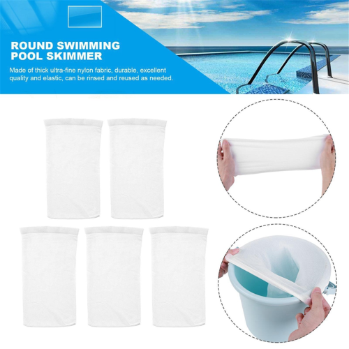 Poolskimmer, rengör poolskimmerfilterstrumppåse 2