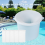 Poolskimmer, rengör poolskimmerfilterstrumppåse 6