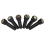 6 st svarta ebenholts skalgitarr stallbensstift set med abalone prick 3