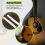 6-strängad akustisk benstallgitarr med slitsad sadel (2-pack) 7