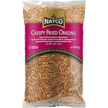 Natco Crispy Fried Onions - 400g | Golden & Crunchy | Ready-to-Use for Cooking, Garnishing & Snacking