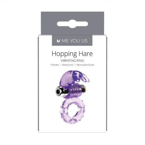 Me You Us Hopping Hare Cock Ring Purple 1