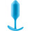 b-Vibe Snug Plug 3 Large Weighted Silicone Butt Plug 4.7 Inch Teal 2