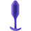 b-Vibe Snug Plug 2 Medium Weighted Silicone Butt Plug 4.1 Inch Purple 2