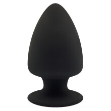 Silexd Sort Analprop Blød eller Hård 11cm