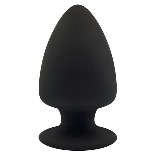 Silexd Sort Analprop Blød eller Hård 11cm