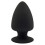 Silexd Sort Analprop Blød eller Hård 11cm 2