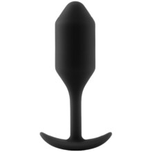 Giocattolo sessuale - B-Vibe - Snug Plug 2 - Noir - Silicone - Petit