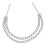 Silver Nipple Clamps With Double Chain 1
